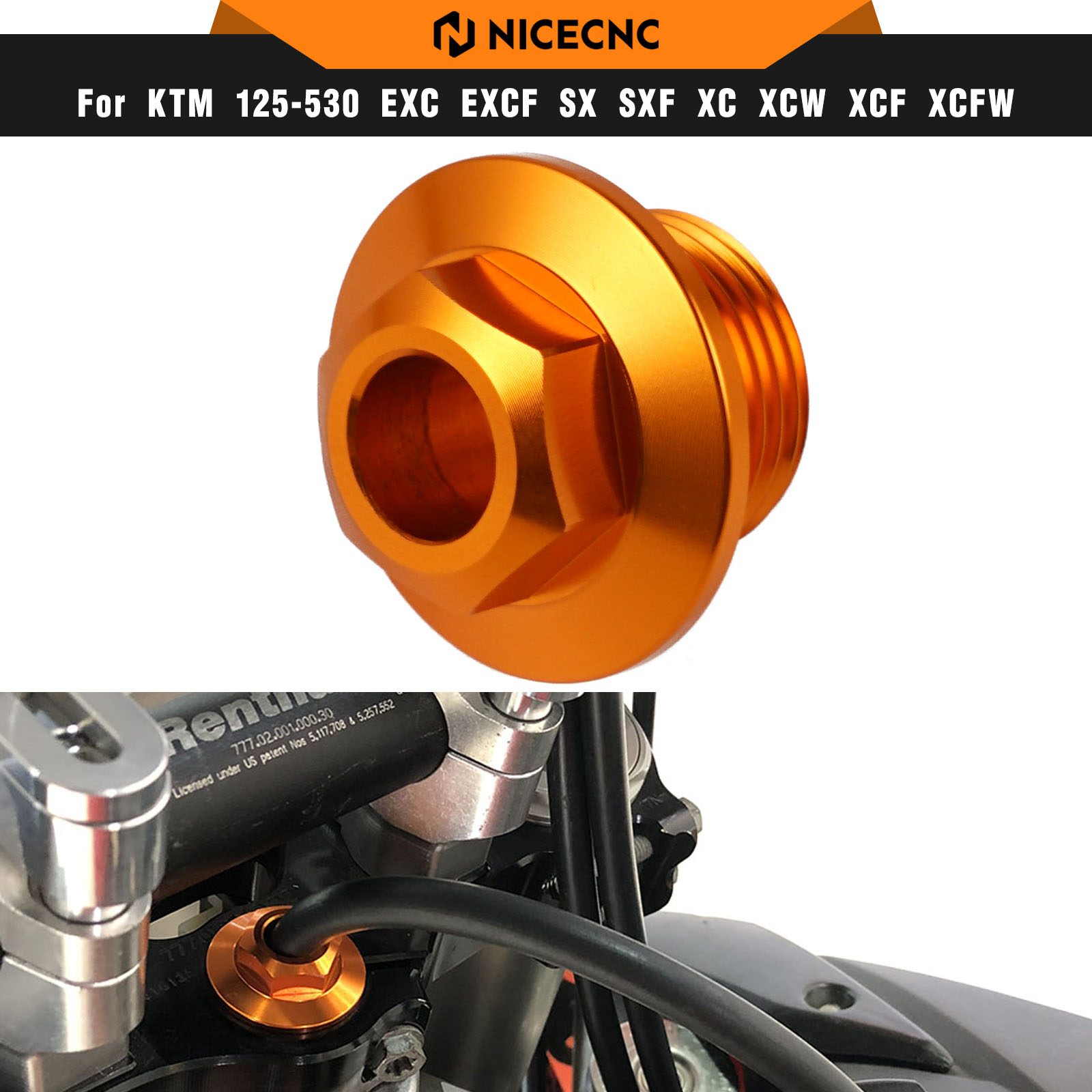 Husqvarna Chainsaw 450 - KTM EXC 300 Direksiyon Mili Somun